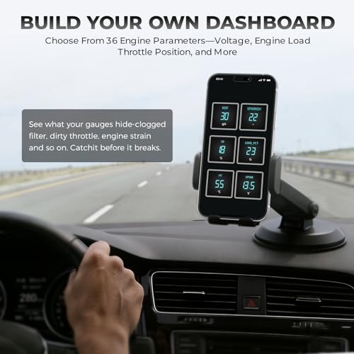 AUTOPHIX DM5900 OBD2 Scanner, ABS SRS Transmission & Engine Code Reader, Check Engine Light Scanner with Battery Test, Live Data, Smog Check, Free Lifetime Updates for All OBDII Cars