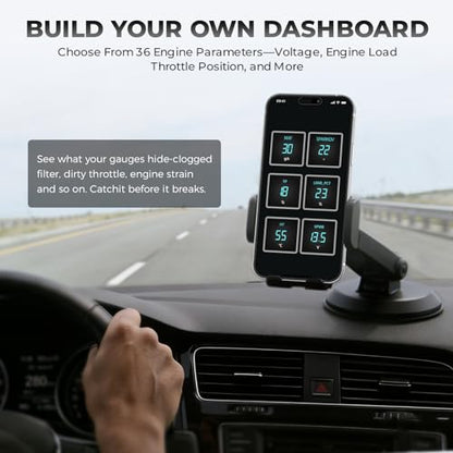 AUTOPHIX DM5900 OBD2 Scanner, ABS SRS Transmission & Engine Code Reader, Check Engine Light Scanner with Battery Test, Live Data, Smog Check, Free Lifetime Updates for All OBDII Cars