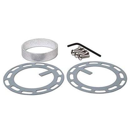 NRG (SRK-200) Black Body/Chrome Gold Ring GEN 2.0 Racing Performance Steering Wheel Quick Release Adapter Fit 2-Way 6-Hole Pattern Design - color: Black Body / Chrome Gold Ring