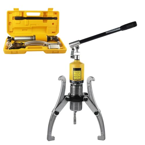 20T Hydraulic Gear Puller Set Wheel Bearing Puller Kit Pulling Separator for Wheel Hubs Rotors Car Axles Pulleys Brake Heavy Duty Mechanical Repair