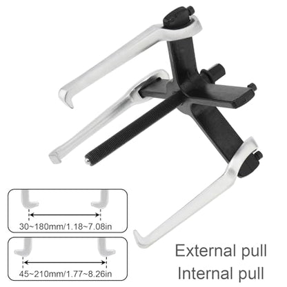 ChgImposs 8" 2 Jaw 3 Jaw Gear Puller, Adjustable Bearing Puller, Reversible Removal Tool for Internal External Pulling, Puller Tool for Removal of Pulleys Flywheels Bearings Gears - size: 8 Inch