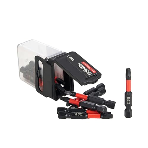 BLACK CANYON SQ2 Impact Square Bits, 15-Pack, 2-Inch Length, 1/4-Inch Hex Shank, S2 Steel Construction, Magnetic Tip for Impact Drivers, Drills & Power Tools - size: 15 Pack, style: SQ2