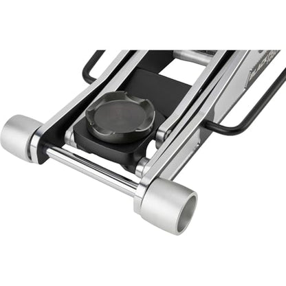 Black Flag™ Eliminator Aluminum Racing Jack Large Saddle Upgrade, 3-3/8 Inch Steel Saddle with Tube Frame Notches for Lifting Round Chassis and Axles (Fits Eliminator Jack)