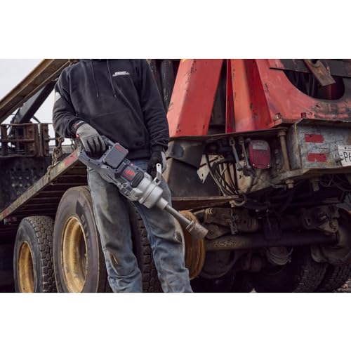 Ingersoll Rand W9691-K4E Cordless 1" High-Torque Impact Wrench Kit with 2" Extended Anvil, Includes 4 BL2022 5.0Ah Batteries and Dual-Bay Charger - size: Extended Anvil, style: 4 Battery Kit
