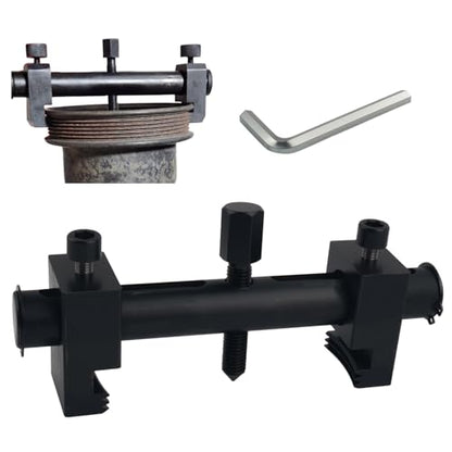 Pulley Puller Tool with 17mm Hex Wrench,Heavy Duty Crankshaft Pulley Removal Tool for 40-160mm Pulleys,Professional Crank Pulleys Removal Tools for Crankshafts & Water Pumps