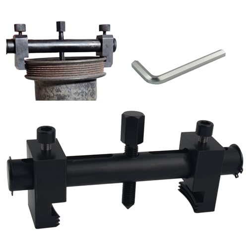 Pulley Puller Tool with 17mm Hex Wrench,Heavy Duty Crankshaft Pulley Removal Tool for 40-160mm Pulleys,Professional Crank Pulleys Removal Tools for Crankshafts & Water Pumps