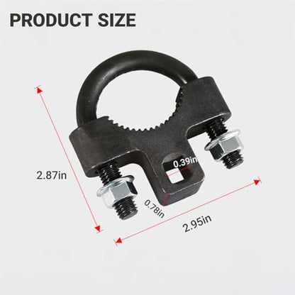 Inner Tie Rod Removal Tool, Universal 3/8 Inch Low Profile Tool with Non-Slip Teeth for Car Chassis Rocker, Inner Tie Rod Removal and Installation U-Wrench