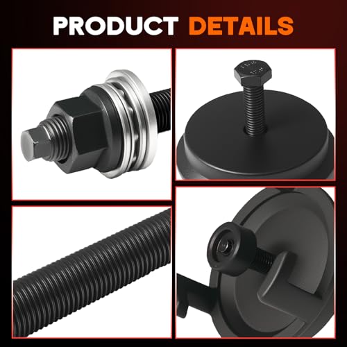 Rogierra 25264 Harmonic Balancer Puller for GM Chrysler Jeep Dodge,Harmonic Damper Puller for Engine Balancer Removal Replacement,LS Crank Pulley Puller