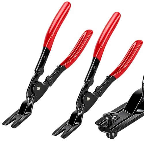 Panel Clip Removal Plier,2026 Upgrade Automotive Door Panel Upholstery Trim Clip,Removal Tool Plier,Push Pin Pliers Trim Removal Tool,Car Accessories (2pcs) - color: 2pcs
