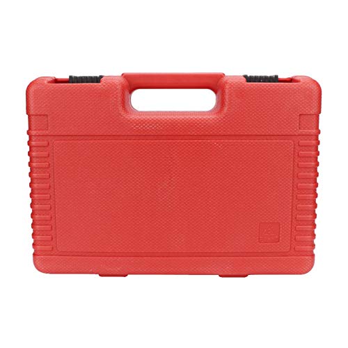 Cylinder Leakage Detector with Dual Pressure Gauges – Engine Compression Leakdown Tester Kit for Piston, Valve & Head Gasket Diagnosis, Includes Threaded Test Plugs for 14mm, 18mm, and Sizes