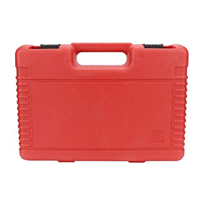 Cylinder Leakage Detector with Dual Pressure Gauges – Engine Compression Leakdown Tester Kit for Piston, Valve & Head Gasket Diagnosis, Includes Threaded Test Plugs for 14mm, 18mm, and Sizes
