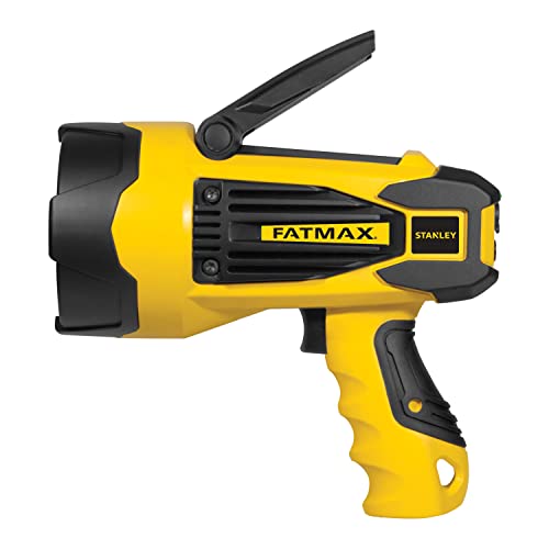STANLEY FATMAX SL10LEDS Rechargeable 2200 Lumen Lithium Ion Ultra Bright LED Spotlight Flashlight with USB Power Charger - style: Standard