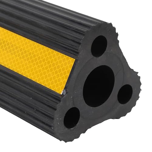 Tyenaza Wheel Chocks Heavy Duty Rubber Wheel Blocks Anti Slip Tire Stopper Blocks with Rope and Reflective Strips for Trailers Camping Vehicle Truck