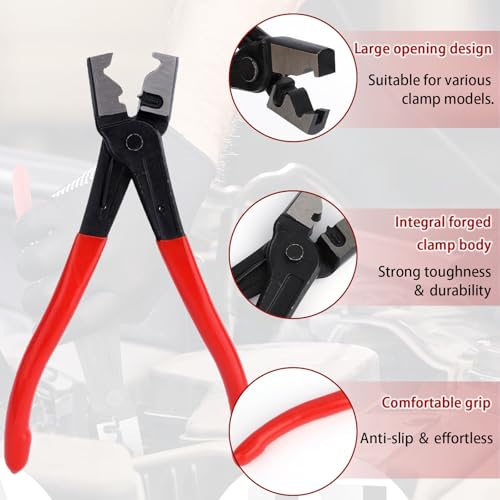 LUOWPZI 11PCS Automotive Electrical Connector Removal Tool Kit, Electrical Disconnect Pliers, Relay Puller, Hose Remover, Terminal Pin Extractor & Panel Clip Tool Set for Car Repair with Storage Bag - size: 11 Pcs