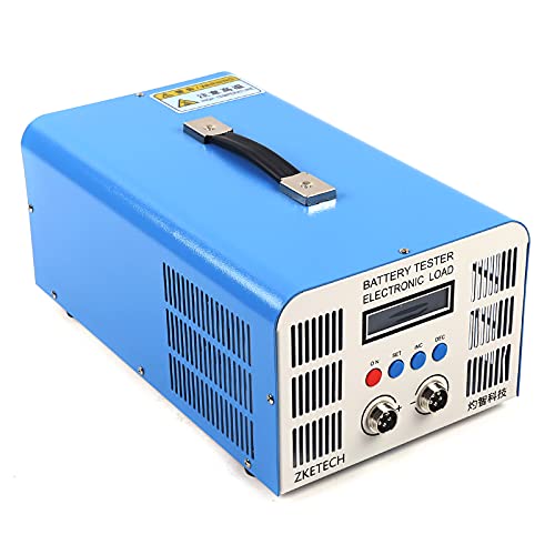 Battery Tester Electronic Load 0.1-40A Large Current Lithium Battery Charge Discharge Capacity Tester, Time/Cut-Off Current/Manual Charge Discharge Termination - style: Electronic Battery Tester Load