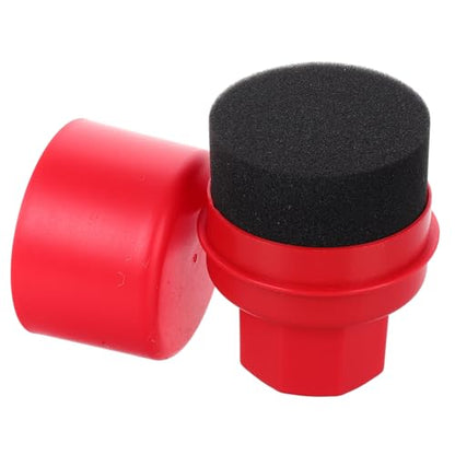 Cabilock Car Tire Shine Applicator Sponge Set High Density Waxing Foam Brush for Auto Detailing Handheld Tire Polish Pad Suitable for Car Wash Accessories and Automotive Cleaning