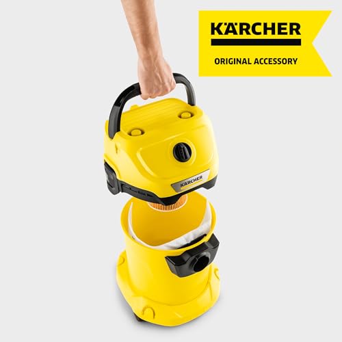 Karcher Filter Fleece Bags 4 Pack, Compatible with Karcher Wet Dry Vacuum Cleaner Models WD 1 Compact, WD 2 and WD 3 - style: WD 1 Compact, WD 2, WD 3 Fleece Bags