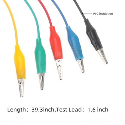 DIANN 22pcs Back Probe Test Kits with Wire Piercing Probes 15pcs Back Probe Pins 5 Colors and Alligator Clips for Vehicle Automotive Car Circuit Electrical Diagnostic Testing