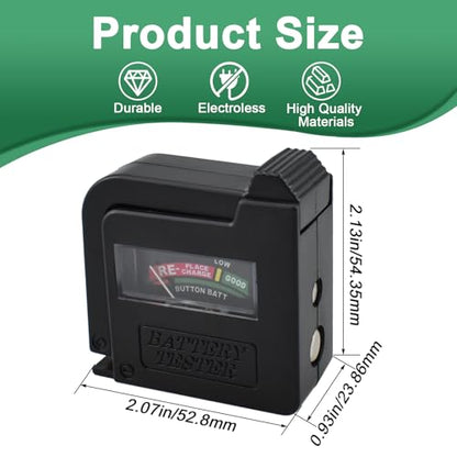 1Pc BT-860 Universal Small Battery Volt Tester Checke | High Accuracy Portable Digital Battery Capacity Monitor for AA AAA C D 9V 1.5V Batteries