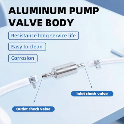 4 PCS Brake Bleeder Hose, Motorcycle Brake Bleeder Kit, One Way Check Valve Tube Bleeding Tool Kit for Hydraulic System Bleeding for Car Motorcyle Clutch,Soft Tube with Metal Clips