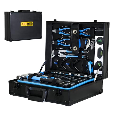 247pc Home Repair Tool Kit - General Home & Auto Tool Set - size: 247pcs- Black&Blue