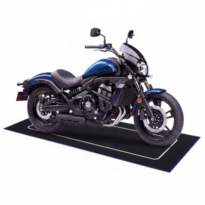 Drydiet Motorcycle Mat Garage Floor Rug Washable Parking Mats for Garage Floors Non Slip Oil Absorbent Pad Rubber Backing Layer Protects Floor(Basic Style,78 x 31 Inch) - size: 78 X 31 Inch, style: Basic Style