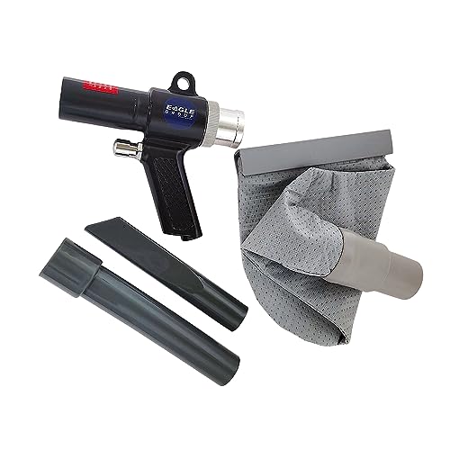 Rema Tip Top No. 795 Hand Held Air Operated Wet/Dry Shop Vacuum for Tire Shop Repair Statations with Included Bag