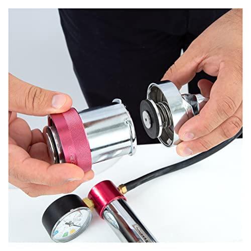 Radiator Pressure Tester Adapter 52mm for Jaguar, Pontiac, Range Rover & Saab, Cooling System Radiator Cap Adapter, OEMTOOLS 27243R - style: Works with Jaguar, Pontiac, Range Rover, and Saab