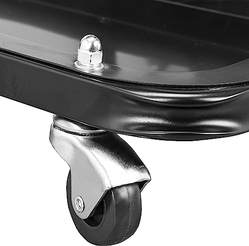 Torin ATR6300B-1 Rolling Creeper Garage/Shop Seat: Padded Mechanic Stool with Tool Tray Storage, Black - style: Normal Seat