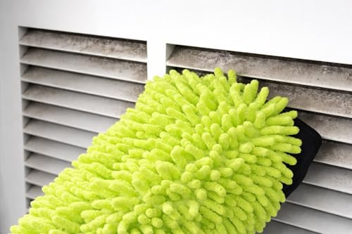 3-Pack Premium Microfiber Car Wash Mitt & Dusting Gloves – Ultra Absorbent, Scratch-Free & Lint-Free Cleaning Mitts for Car, Home, Interior & Household Use. Super Soft Multipurpose Cleaning Set