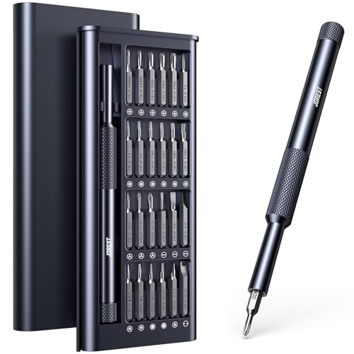 JOREST 25-IN-1 Precision Screwdriver Set, Mini Repair Tool Kit with Torx for Macbook, Computer, Laptop, iPhone, PS5, Xbox, Switch, Glasses, Watch, Ring Doorbell, Electronic, Small Gift Gadget for Men - style: 25-in-1 CRV