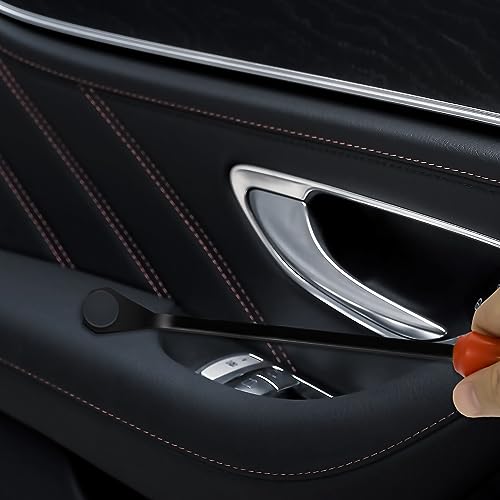 Keze 3 Pcs Auto Clip Pliers Set and Fastener Remover,Car Trim Rivet Removal Pry Tool Repair Kit with Storage Bag for Automotive Door Panel,Upholstery,Dashboard,Plastic Fasteners - color: Red-Auto Clip Pliers Set