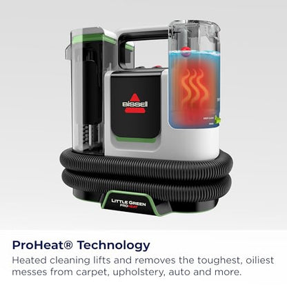BISSELL Little Green ProHeat SmartMix, Portable Deep Cleaner, Self-Cleaning Tough Stain Tool and Specialized Pet Hair Removal Tool Included, 3935 - style: Little Green ProHeat SmartMix