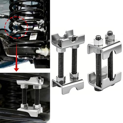 8 Pack Coil Spring Spacer,2 Way Adjustable Coil Spring Compressor Tool Keep Springs Aligned & Shock Absorber,Automotive Strut Spring Compressor Suitable for Cars,SUVs,Trucks - style: 8pcs Adjustable Spring Spacer