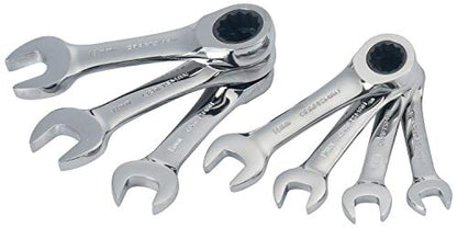 CRAFTSMAN CMMT87025 7-Piece 12-Point Metric Ratchet Wrench Set
