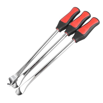 Tbest Tire Spoon Levers Heavy Duty Steel Motorcycle Change Kit with Rim Protectors Valve Core Set for Bike Repair