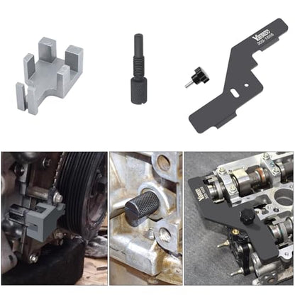 Camshaft Alignment Timing Kit Compatible with Ford 2.0L 2.3L EcoBoost 2019+ | Includes Crank Sensor Alignment Tool Crank Locking Tool, Replaces 303-1685 303-1521 303-748 - size: 4pcs