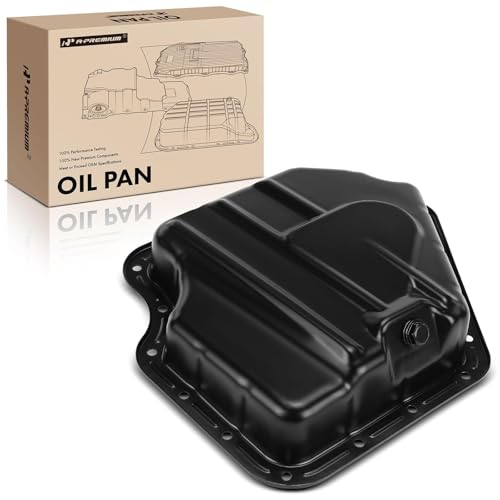 A-Premium Lower Engine Oil Pan Sump with Drain Plug, Compatible with Dodge Grand Caravan 2011-2020, Journey 2011-2019, Avenger 2011-2014 & Chrysler Town & Country, 200 & Ram C/V, Only Fit 3.6L | Compatible with Dodge Grand Caravan 2011-2020, Journey 2011-