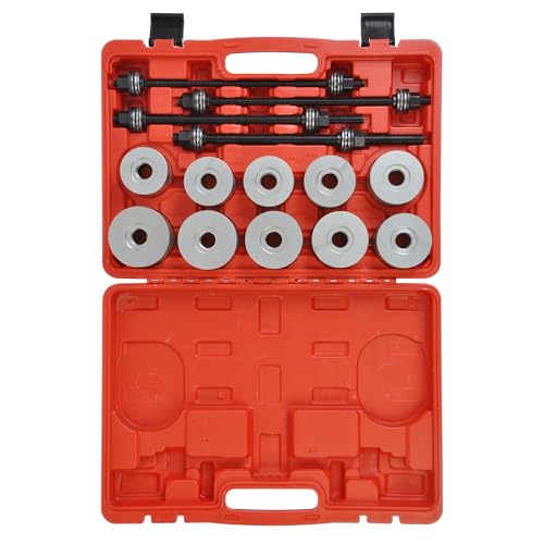 24PCS Press and Pull Sleeve Kit, Bushing Press Kit and Bushing Removal Tool