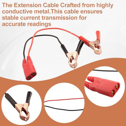 PPTK0025 Battery Clamps Cable Clip Set for Power Probe 3/3S/3Ez Models | Alligator Clip Lead Set PPTK0025 Power Circuit Probe Tool Accessories for Automotive Electrical Testing