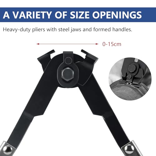 Cv Boot Clamp Pliers Black Heavy Duty Cv Boot Clamp Tool With 20 Crimp Bands For Auto And ATV Most Cars