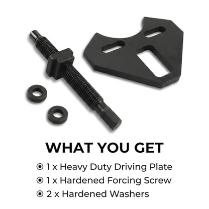 Hub Extractor Tool for Trucks & Cars, 40100 Hub Removal Tool, Carbon Steel Wheel Hub Extractor, Wheel Bearing Removal Tool Compatible with 5, 6, 8 Lug Hub Assemblies, Hub Bearing Puller Separator