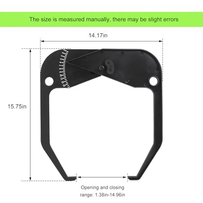 Car Tire Caliper, Tire Balancer Caliper Rim Width Measuring Tool, Portable Wheel Balancer Tire Scale Measurement Caliper, Accurate Wheel Tire Balancer Rim Tire Scale Tool