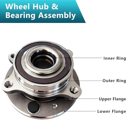 513275 Wheel Bearing Hub Assembly for Ford Flex 2009-2019, Taurus 2010-2019 | Hub for Lincoln MKT MKS MKX, Edge, Eliminates Noise, Simple Installation, Direct Bolt-On, OEM Quality, No Warning Lights - size: 513275
