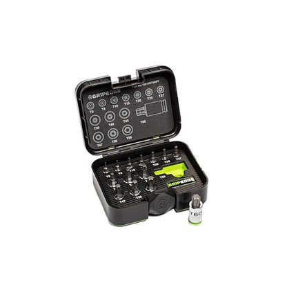 GRIPEDGE Tools | 14PC RPT Star Driver Set | Sizes T6 - T60 | 1/4'' - 3/8'' - 1/2'' Drive | Made With S2 Steel | Includes Premium Plastic Case With A Foam Insert |