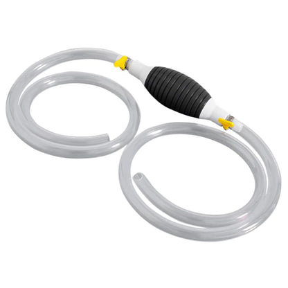 Manual Siphon Pump Kit with 1.5M Hose Hand Fuel Transfer Pump for Gas Gasoline Oil Water Urea Fluid Car Truck Motorcycle Emergency Liquid Extractor Tool