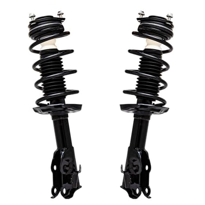 Detroit Axle - 1.8L Front Struts for 2006-2011 Honda Civic [Coupe] 2007 2008 2009 2010 Pair Complete Quick Strut w/Coil Spring Assembly Replacement Suspension Shocks - size: 11813_11814/Pair