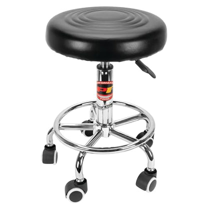 Performance Tool W85027 Adjustable (19 - 24 Inch) Pneumatic Rolling Bar Stool, 250 Lbs Capacity - style: Pneumatic Rolling Bar Stool