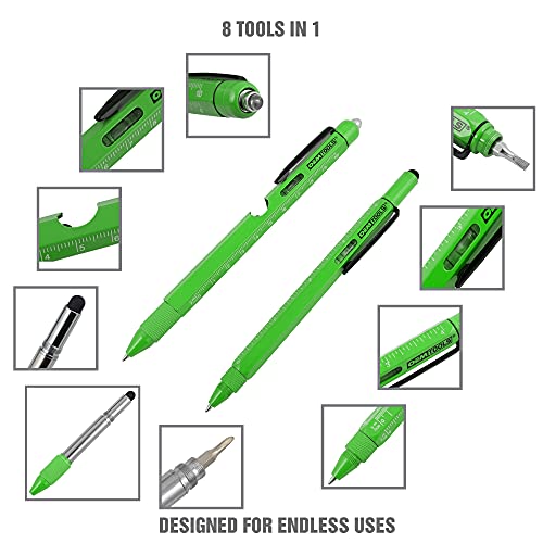 OEMTOOLS No-Spill Professional Quality Coolant Funnel Kit, Multi-Tool Pen Set 2 Piece, EDC Pen, Coolant Set Includes 5 Adapters, Extensions, and Automotive Funnel, Air Venting, Drip-Free