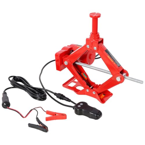 3 Ton Electric Scissor Jack Kit, 12V Automatic Car Jack with 17 in Lift Height, Portable Vehicle Lift for Sedan, SUV & Light Truck, Tire Change Emergency Kit with Lug Wrench & Carry Case